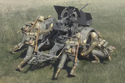 Niemieccy artylerzyści, załoga Flaka 30/38 20mm