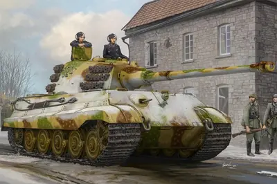 Niemiecki czołg ciężki PzKpfw VI SdKfz 182 King Tiger II, wersja Henschla