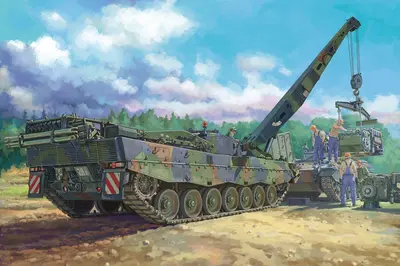 Niemiecki wóz techniczny Bergepanzer BPz3 Buffalo ARV