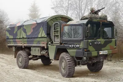 Niemiecka ciężarówka MAN 5t MIL GL 4x4