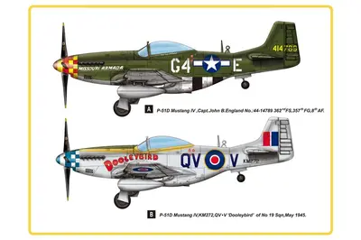 Amerykański myśliwiec P-51D Mustang IV Fighter