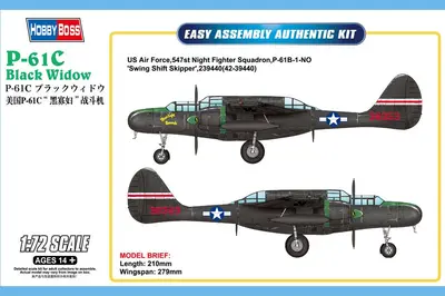 Nocny samolot myśliwski P-61C Black Widow