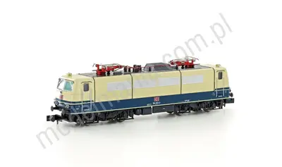 Lokomotywa elektryczna BR 184 003-2 Lokomotywa muzealna DB, era piąta, niebieska/beżowa