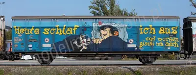 Wagon towarowy kryty ze ścianą przesuwną Hbbillns Future