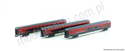 Zestaw 3 wagonów osobowych Railjet zestaw 2
