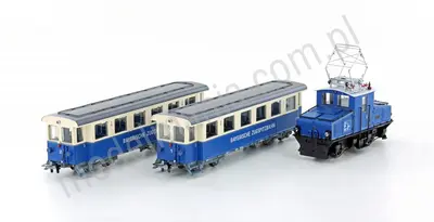 Elektrowóz Tal-Lok z 2 wagonami osobowymi, z dźwiękiem