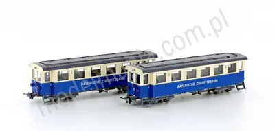 Zestaw 2 wagonów osobowych Bayerische Zugspitzbahn