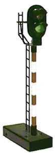 Semafor 2 LED Ø5mm - czerw, ziel