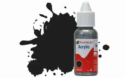 Farba akrylowa Humbrol 33 - Black Matt 14ml
