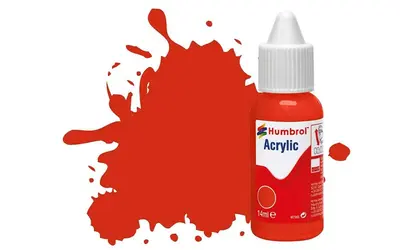 Farba akrylowa Signal Red - Satin nr 174 / 14 ml