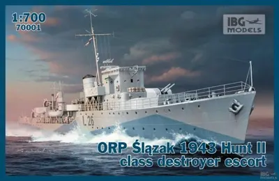 Polski niszczyciel eskortowy klasy Hunt II ORP Ślązak 1943