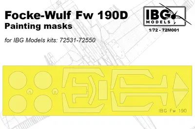 Zestaw masek do malowania FW-190D