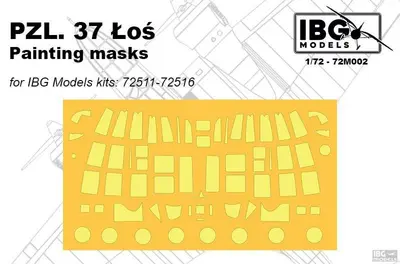 PZL 37 Łoś Painting Masks