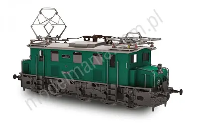 Lokomotywa elektryczna Rh 1080 ÖBB, zielona, z ​​dźwiękiem