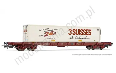 Wagon kontenerowy typ Sgss 3 Suisses