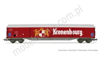 Wagon towarowy kryty z przesuwną ścianą Habis, Kronenbourg