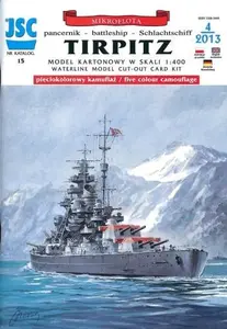 Niemiecki pancernik TIRPITZ + 2 samoloty