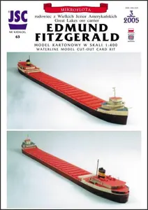 Rudowiec z Wielkich Jezior amerykańskich EDMUND FITZGERALD