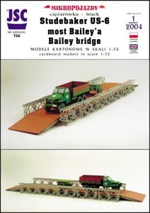 Ciężarówka STUDEBAKER US-6, most Baileya