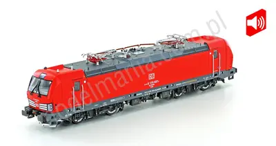 Vectron BR193, DB Schenker Rail Polska, czerwone logo DB, z dźwiękiem
