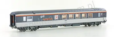 Wagon restauracyjny „Gril Express” SNCF, epoka IV-V, Corail, szary/biały