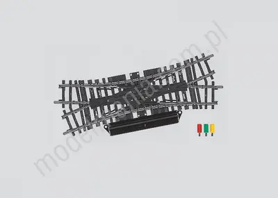Rozjazd krzyżowy podwójny r=424,6 mm