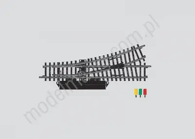 Rozjazd elektryczny lewy r=424,6 mm