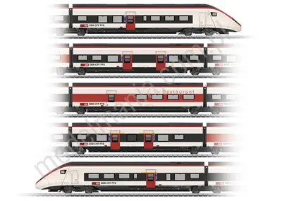 Elektryczny pociąg ekspres.Giruno RABe 501