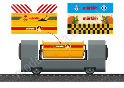 Wagon wywrotka, z naklejką do Marklin my world