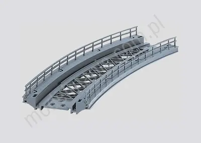 Mostowe podłoże torowiska, łukowe r 360 mm