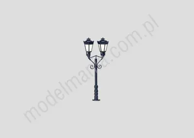 Lampa parkowa podwójna