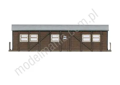 Zestaw wagonu towarowego MCI-43 zaparkowany