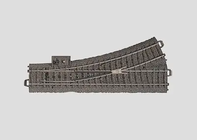 Rozjazd ręczny lewy l=188,3mm / R2