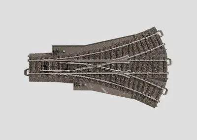 Rozjazd trójdzielny l=188,3mm 24,3°