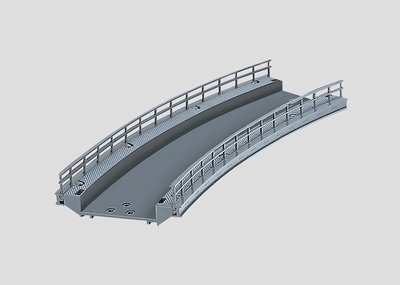 Przęsło mostu łukowe R=360,0 mm, jednotorowy