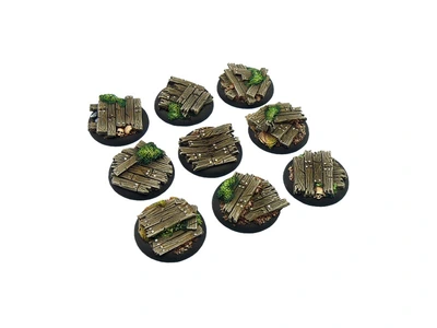 Wood Bases, WRound 30mm (5)