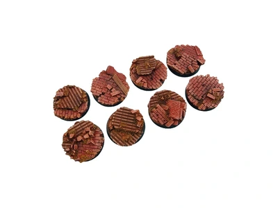 Old Factory Bases, 32mm Round (4)