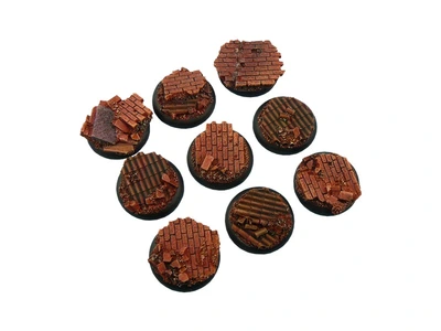 Old Factory Bases, WRound 30mm (5)