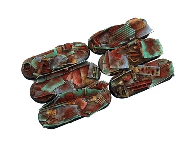 Scrapyard Bases, Bike 25x70mm (4)
