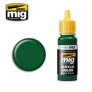 Farba akrylowa Ammo Mig - Deep Green