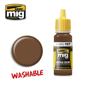 Farba akrylowa Ammo Mig - Washable Earth