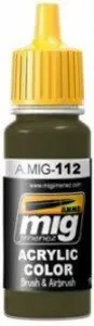 Farba akrylowa Ammo Mig - SCC 15 (British 1944-45 Olive Drab)