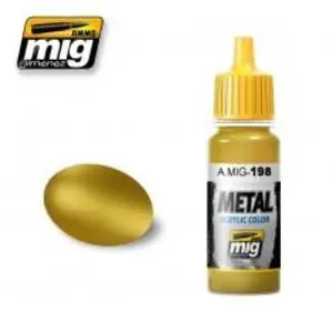 Farba akrylowa Ammo Mig - Gold