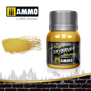 Farba akrylowa - DRYBRUSH - Brass