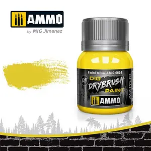 Farba akrylowa - DRYBRUSH - Faded Yellow