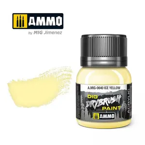 AMIG0640 FARBA: DRYBRUSH Ice Yellow