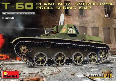 Sowiecki czołg lekki T-60 (fabryka 37), wiosna 1942