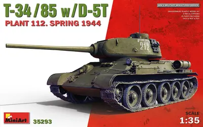 Sowiecki czołg średni T-34-85 z działem D-5T, fabryka 112, wiosna 1944