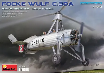 Niemiecki wiatrakowiec Focke-Wulf FW C 30A Hauschrecke (Cierva), późny