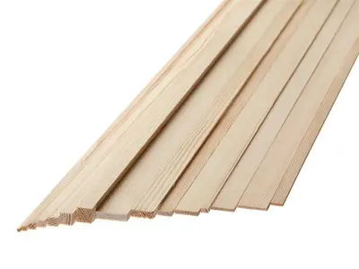 Listwa sosnowa 8mm x 10mm x 1000 mm